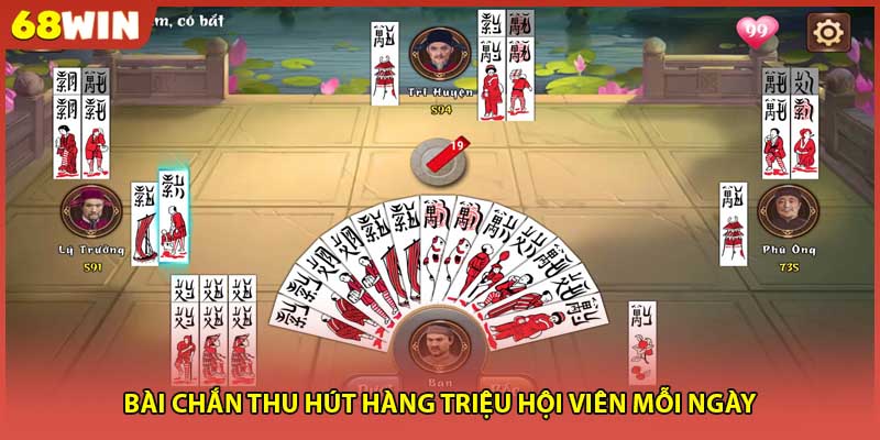 Bài chắn thu hút hàng triệu hội viên mỗi ngày
