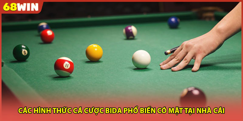 Các hình thức cá cược bida phổ biến có mặt tại nhà cái