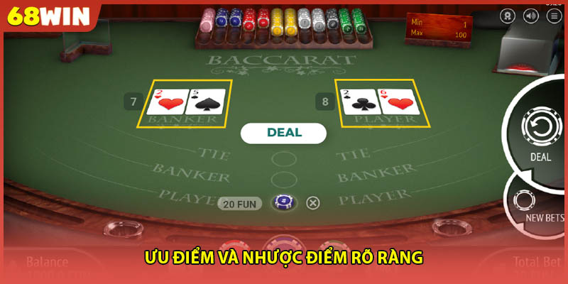 Ưu điểm và nhược điểm rõ ràng